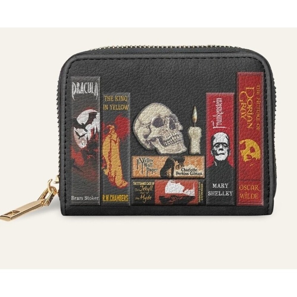 The Codex Of Gothic Tales Mini Wallet Horror Goth Halloween Deadlight Black New